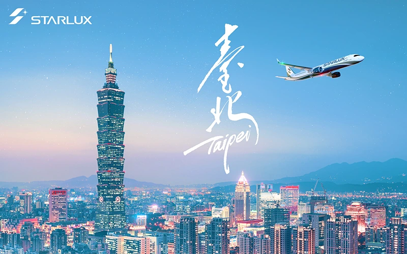 Vé máy bay đi Đài Loan hãng STARLUX Airlines giá rẻ