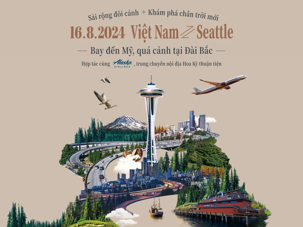 STARLUX Airlines mở đường bay mới giữa Đài Bắc và Seattle