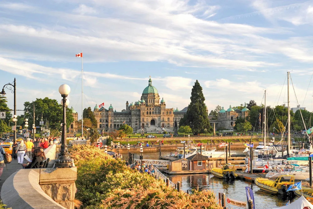 Cảng Inner Harbour ở Đảo Vancouver