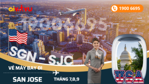 Mua vé STARLUX Airlines Hồ Chí Minh (SGN) đi San Jose (SJC) Mỹ tháng 7, 8, 9