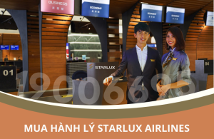 Mua thêm hành lý STARLUX Airlines đi San francisco Mỹ